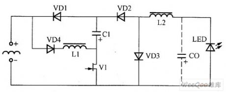 A simple without transformer converter circuit