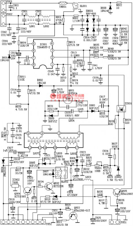 C7458 Power Supply Circuit Diagram