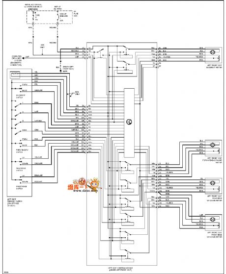 96 VOLVO 960 memory seat circuit diagram