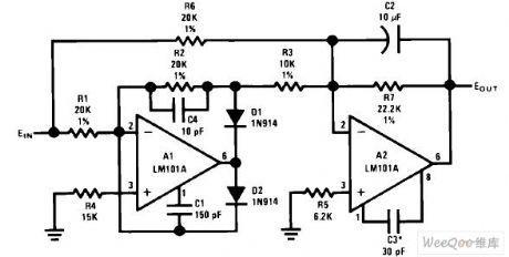 Precise AC and DC converter circuit