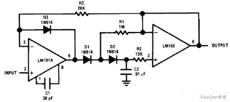 Low drift peak detector circuit