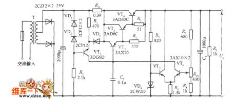 Reliable performance 20V, 2A regulated power supply circuit diagram