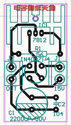 Simple charger circuit 7812