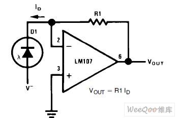 Photodiode amplifier circuit