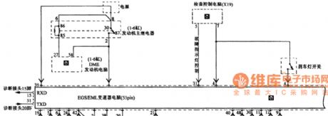 BMW7 Series EGS / EML 55pin Transmission Circuit (the 1st)