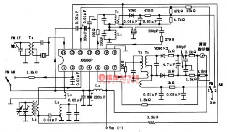 AN26OP AM frequency converter and FM/AM integrated circuit