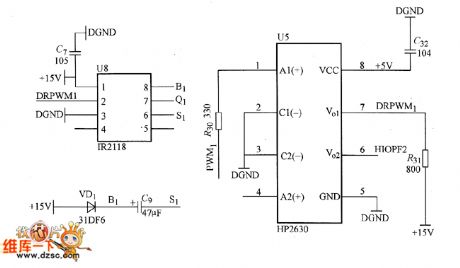 The MOSFET drive circuit