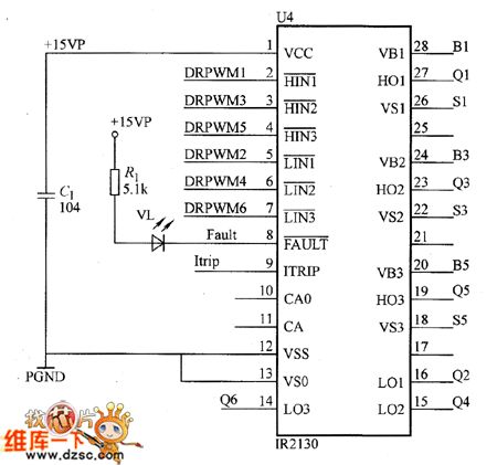 The power MOSFET grid drive circuit