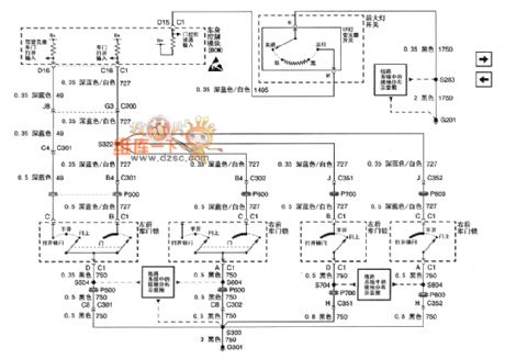 The car body control system circuit of Buick-Regal (6)