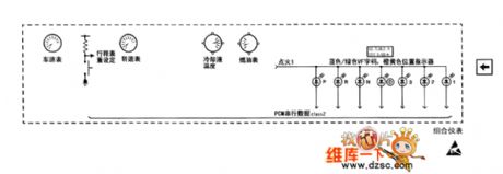 The dashboard circuit of Buick-Regal (5)