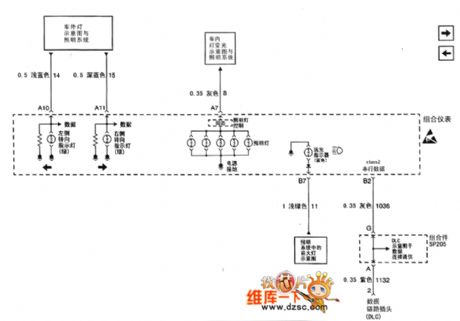 The dashboard circuit of Buick-Regal (2)