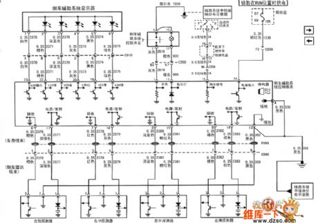 The backup assisting system circuit of Buick-Regal