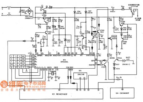 HT9245DL IC Typical Application Circuit