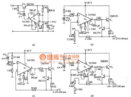 Regulating Circuit  of Operational Amplifier and  Transistor