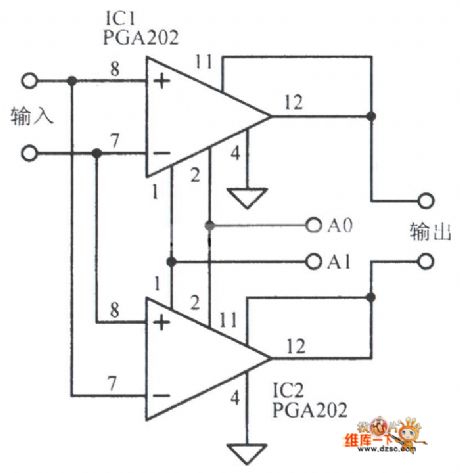 Differential Output Amplification Circuit