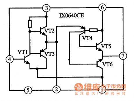 X0640CE Field Scanning Output IC Internal Circuit