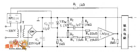 Over-Voltage Protection Circuit By Using The Principle Of Over-Heat Generated By Over-Voltage