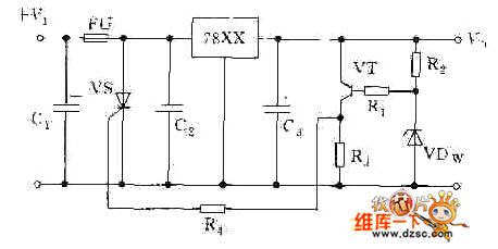 Over-Voltage Protection Circuit Composed Of Fuse And Thyristor