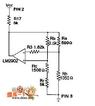 AWM3000 Series Gas Mass And Flow Capacity Sensor Internal Heater Control Circuit