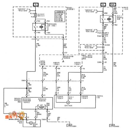 The air-conditioning system circuit of Shanghai GM Cadillac CTS(1)