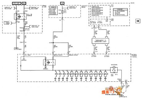 The ABS system circuit of Shanghai GM Cadillac CTS(5)