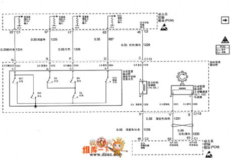 The auto speed changer circuit of Shanghai GM Buick-Regal (5)