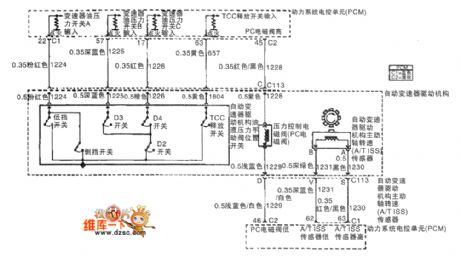 The 4T65E auto speed changer circuit of Shanghai GM Buick-MPV (1)