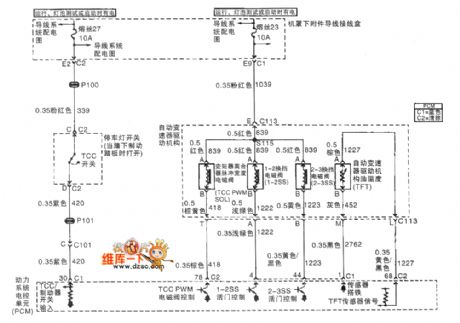 The 4T65E auto speed changer circuit of Shanghai GM Buick-MPV (2)