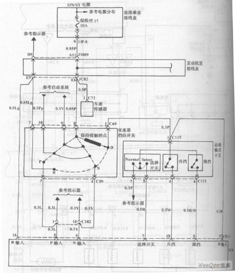 Automatic Transmission Circuit of Hyundai Sonata with V6 Cylinder Engine (1)
