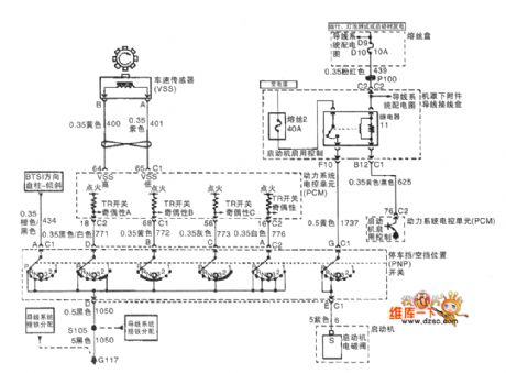 The 4T65E auto speed changer circuit of Shanghai GM Buick-MPV (3)
