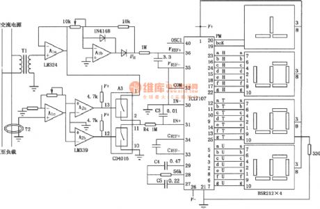 Digital power factor meter composed of ICL7107 ...