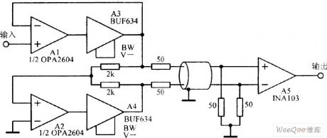 Differential Feeder Line Driver Circuit