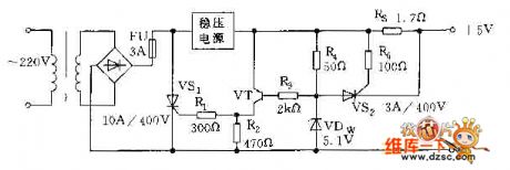 Over-Voltage And Over-Current Protection Circuit Which Meets Any Stabilized Voltage Supply