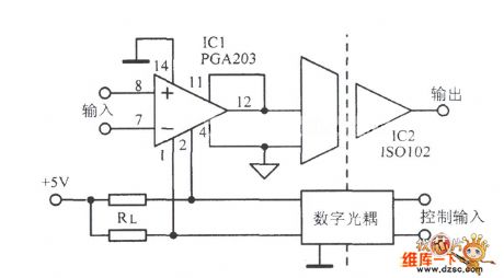 About Gain Programmable Isolation Amplifier Circuit