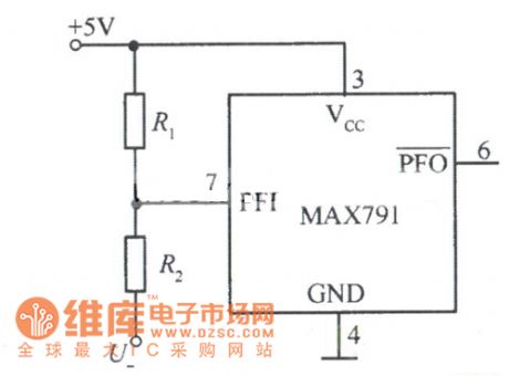 monitoring negative power supply circuit