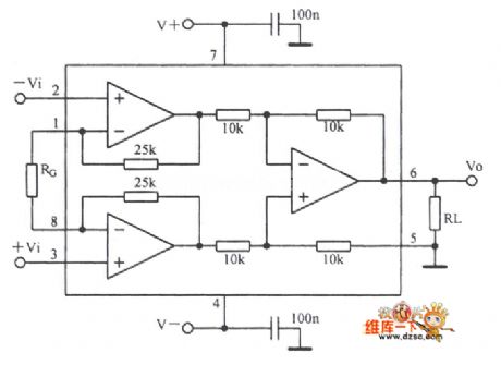 High-Precision Variable-Gain Instrumentation Amplification Circuit