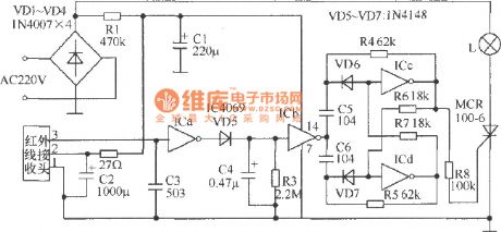 Domestic Appliance Infrared Remote Control Receiving Circuit