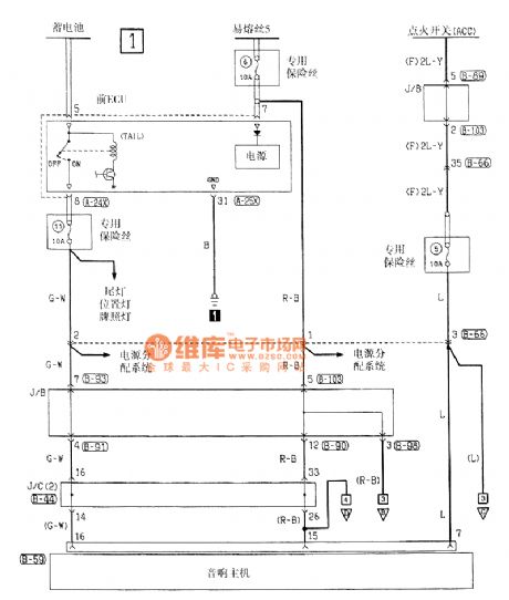 Southeast Ling Sheng audio electric system circuit