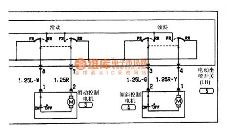 Southeast Ling Sheng power seat electric system circuit