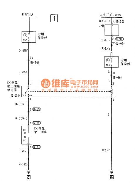 Southeast Ling Sheng the second power socket electric system circuit