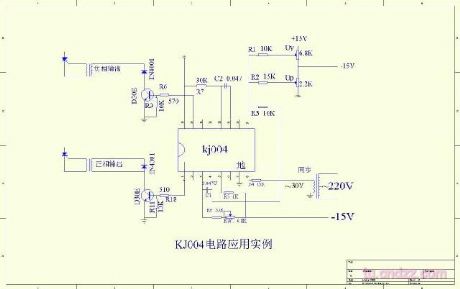 The KJ004 SCR phase drifting trigger circuit
