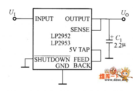 5V fixed voltage output circuit diagram