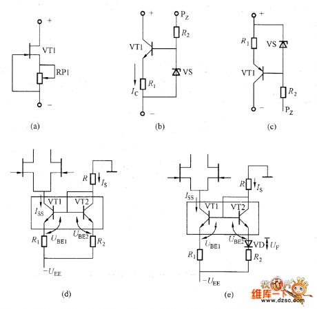 Basic constant current circuit diagram
