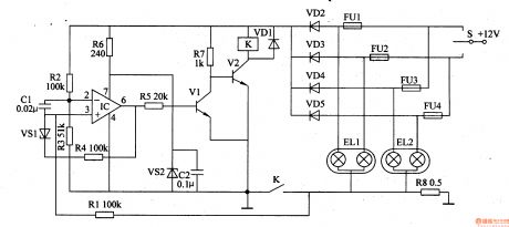 The automobile lighting lamp lifespan prolonging protector (2)