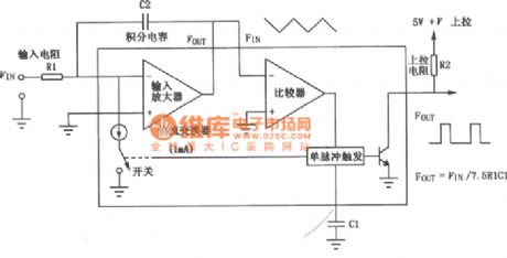 VFC62 voltage / frequency,frequency / voltage converter circuit