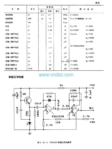 TDA2320 (TV) infrared remote control receiving preamplifier circuit