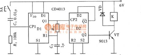 Jitter Buffer Switch Circuit Composed of CD4013