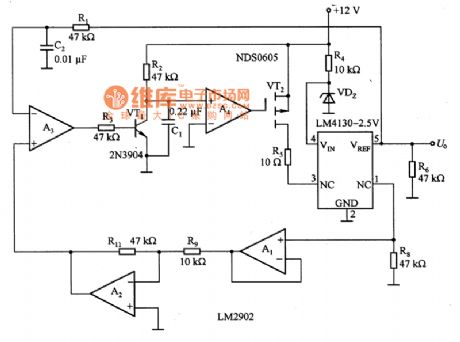 reference voltage circuit composed by LM4130