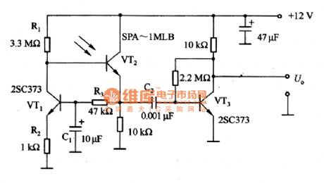 Optical receiver circuit diagram