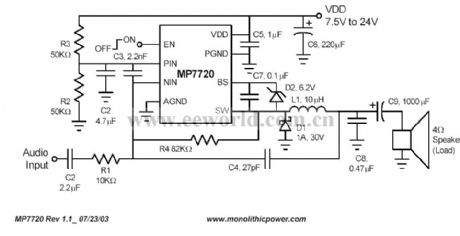 A digital power amplifier circuit
